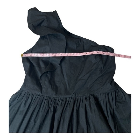 J. Crew One Shoulder Cotton Tie Waist Poplin Midi Dress Size 2P & 14 Style CA430 - Picture 14 of 16